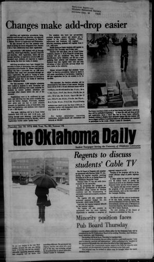 The Oklahoma Daily (Norman, Okla.), Vol. 60, No. 80, Ed. 1 Thursday, January 10, 1974