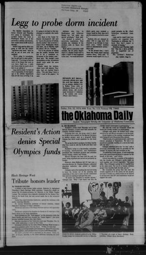 The Oklahoma Daily (Norman, Okla.), Vol. 60, No. 113, Ed. 1 Friday, February 22, 1974