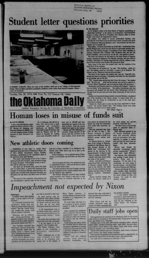 The Oklahoma Daily (Norman, Okla.), Vol. 60, No. 115, Ed. 1 Tuesday, February 26, 1974