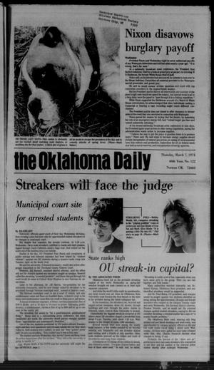 The Oklahoma Daily (Norman, Okla.), Vol. 60, No. 122, Ed. 1 Thursday, March 7, 1974