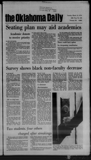 The Oklahoma Daily (Norman, Okla.), Vol. 60, No. 125, Ed. 1 Tuesday, March 12, 1974