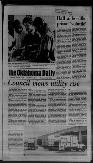 The Oklahoma Daily (Norman, Okla.), Vol. 60, No. 163, Ed. 1 Thursday, June 6, 1974