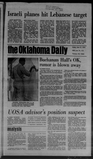 The Oklahoma Daily (Norman, Okla.), Vol. 60, No. 174, Ed. 1 Friday, June 21, 1974