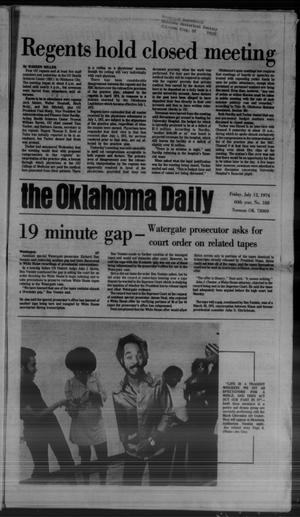 The Oklahoma Daily (Norman, Okla.), Vol. 60, No. 188, Ed. 1 Friday, July 12, 1974