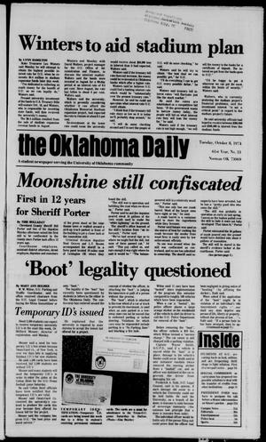 The Oklahoma Daily (Norman, Okla.), Vol. 61, No. 33, Ed. 1 Sunday, October 6, 1974