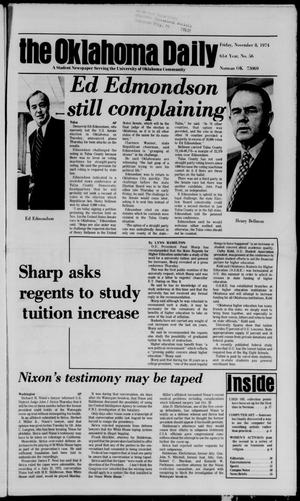 The Oklahoma Daily (Norman, Okla.), Vol. 61, No. 56, Ed. 1 Friday, November 8, 1974