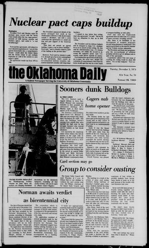 The Oklahoma Daily (Norman, Okla.), Vol. 61, No. 70, Ed. 1 Tuesday, December 3, 1974