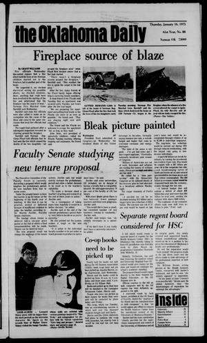 The Oklahoma Daily (Norman, Okla.), Vol. 61, No. 88, Ed. 1 Thursday, January 16, 1975