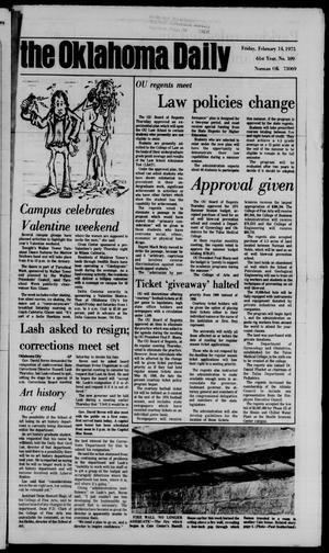 The Oklahoma Daily (Norman, Okla.), Vol. 61, No. 109, Ed. 1 Friday, February 14, 1975