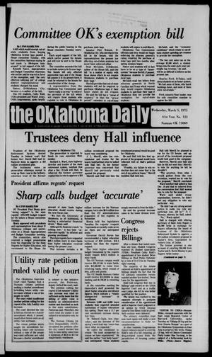 Primary view of object titled 'The Oklahoma Daily (Norman, Okla.), Vol. 61, No. 123, Ed. 1 Wednesday, March 5, 1975'.