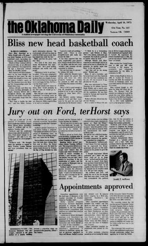 The Oklahoma Daily (Norman, Okla.), Vol. 61, No. 147, Ed. 1 Wednesday, April 16, 1975