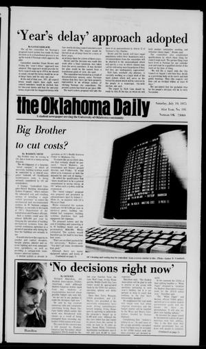 The Oklahoma Daily (Norman, Okla.), Vol. 61, No. 195, Ed. 1 Saturday, July 19, 1975