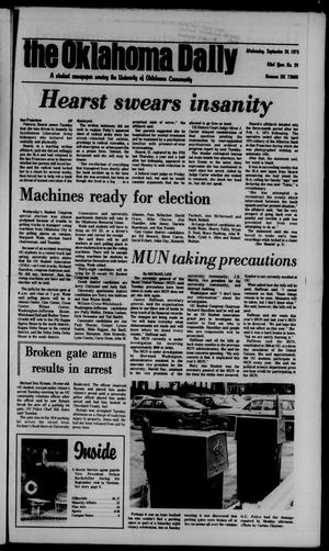 The Oklahoma Daily (Norman, Okla.), Vol. 62, No. 24, Ed. 1 Wednesday, September 24, 1975
