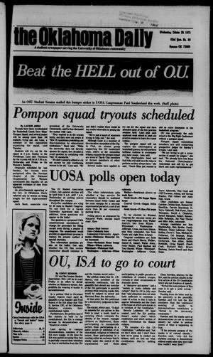 The Oklahoma Daily (Norman, Okla.), Vol. 62, No. 49, Ed. 1 Wednesday, October 29, 1975