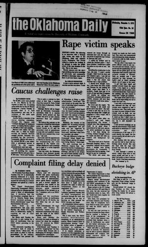 The Oklahoma Daily (Norman, Okla.), Vol. 62, No. 54, Ed. 1 Wednesday, November 5, 1975