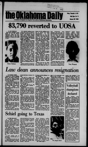 The Oklahoma Daily (Norman, Okla.), Vol. 62, No. 72, Ed. 1 Friday, December 5, 1975