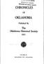 Thumbnail image of item number 1 in: 'Chronicles of Oklahoma, Volume 9, Number 1, March 1931'.