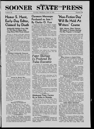 Sooner State Press (Norman, Okla.), Vol. 33, No. 38, Ed. 1 Saturday, June 14, 1941
