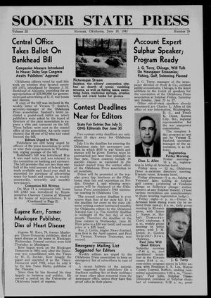Primary view of object titled 'Sooner State Press (Norman, Okla.), Vol. 35, No. 39, Ed. 1 Saturday, June 19, 1943'.