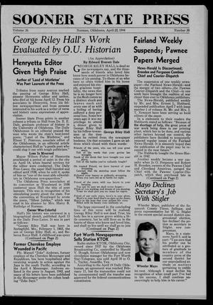 Sooner State Press (Norman, Okla.), Vol. 35, No. 76, Ed. 1 Saturday, April 22, 1944