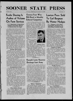 Sooner State Press (Norman, Okla.), Vol. 38, No. 11, Ed. 1 Saturday, November 24, 1945