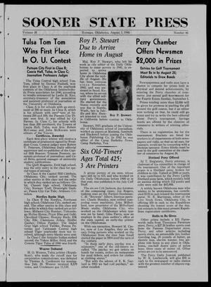 Sooner State Press (Norman, Okla.), Vol. 38, No. 46, Ed. 1 Saturday, August 3, 1946
