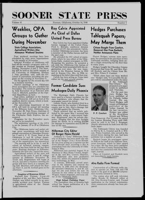 Sooner State Press (Norman, Okla.), Vol. 41, No. 5, Ed. 1 Saturday, October 16, 1948
