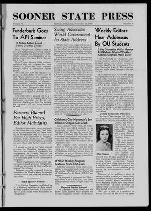 Sooner State Press (Norman, Okla.), Vol. 41, No. 9, Ed. 1 Saturday, November 13, 1948