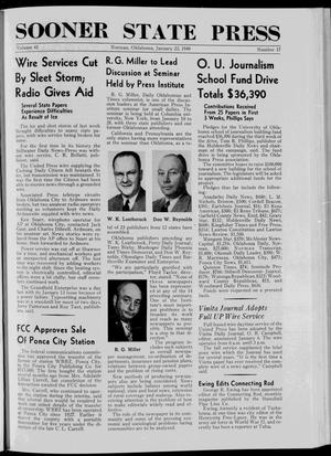 Sooner State Press (Norman, Okla.), Vol. 41, No. 17, Ed. 1 Saturday, January 22, 1949