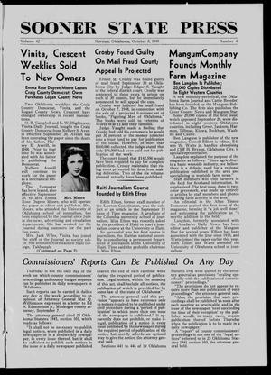 Sooner State Press (Norman, Okla.), Vol. 42, No. 4, Ed. 1 Saturday, October 8, 1949