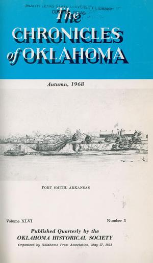 Chronicles of Oklahoma, Volume 46, Number 3, Autumn 1968