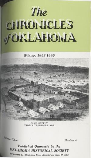 Chronicles of Oklahoma, Volume 46, Number 4, Winter 1968-69