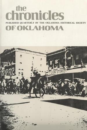 Chronicles of Oklahoma, Volume 51, Number 3, Autumn 1973