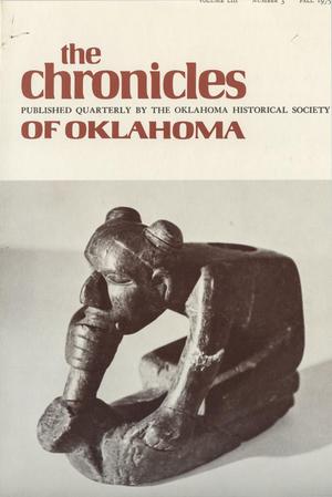 Chronicles of Oklahoma, Volume 53, Number 3, Fall 1975