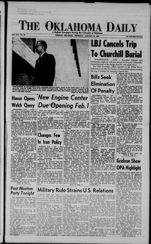 The Oklahoma Daily (Norman, Okla.), Vol. 51, No. 81, Ed. 1 Thursday, January 28, 1965