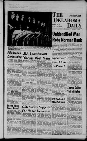 The Oklahoma Daily (Norman, Okla.), Vol. 51, No. 96, Ed. 1 Thursday, February 18, 1965