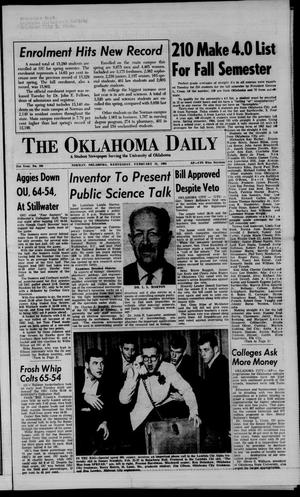 The Oklahoma Daily (Norman, Okla.), Vol. 51, No. 100, Ed. 1 Wednesday, February 24, 1965