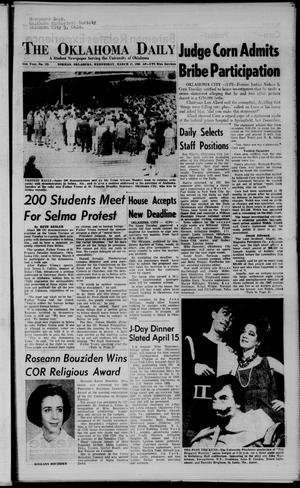 The Oklahoma Daily (Norman, Okla.), Vol. 51, No. 115, Ed. 1 Wednesday, March 17, 1965
