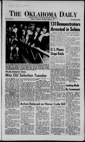 The Oklahoma Daily (Norman, Okla.), Vol. 51, No. 118, Ed. 1 Saturday, March 20, 1965