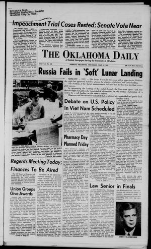 The Oklahoma Daily (Norman, Okla.), Vol. 51, No. 150, Ed. 1 Thursday, May 13, 1965