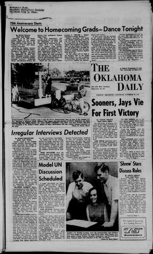 The Oklahoma Daily (Norman, Okla.), Vol. 52, No. 30, Ed. 1 Saturday, October 16, 1965