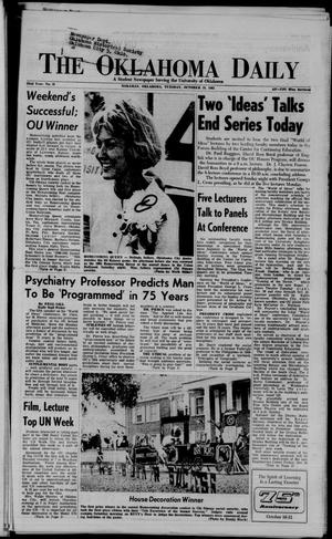 The Oklahoma Daily (Norman, Okla.), Vol. 52, No. 31, Ed. 1 Tuesday, October 19, 1965
