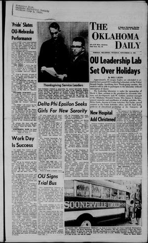 The Oklahoma Daily (Norman, Okla.), Vol. 52, No. 56, Ed. 1 Tuesday, November 23, 1965