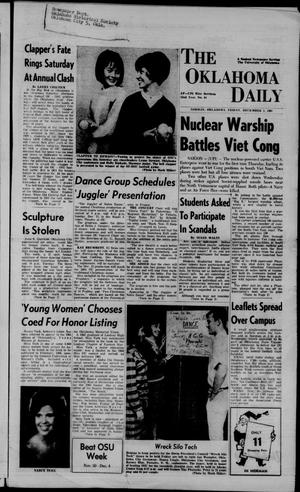 Primary view of The Oklahoma Daily (Norman, Okla.), Vol. 52, No. 61, Ed. 1 Friday, December 3, 1965