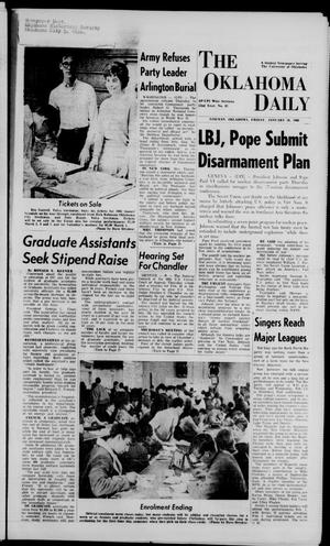 The Oklahoma Daily (Norman, Okla.), Vol. 52, No. 82, Ed. 1 Friday, January 28, 1966
