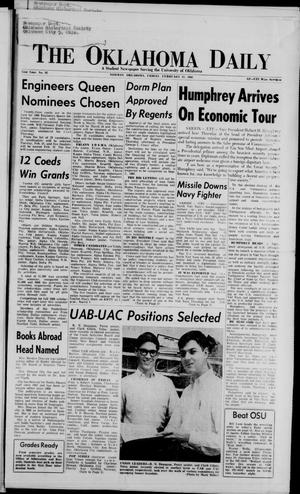 The Oklahoma Daily (Norman, Okla.), Vol. 52, No. 92, Ed. 1 Friday, February 11, 1966