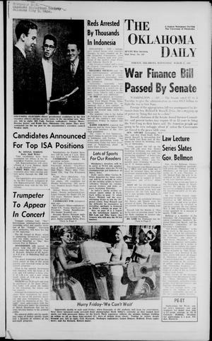 The Oklahoma Daily (Norman, Okla.), Vol. 52, No. 120, Ed. 1 Wednesday, March 23, 1966