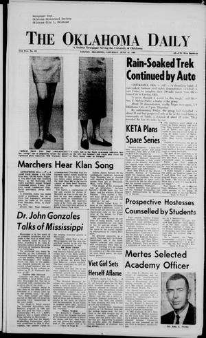 The Oklahoma Daily (Norman, Okla.), Vol. 52, No. 167, Ed. 1 Saturday, June 18, 1966