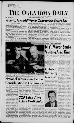 The Oklahoma Daily (Norman, Okla.), Vol. 52, No. 171, Ed. 1 Friday, June 24, 1966