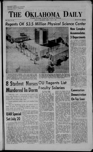 The Oklahoma Daily (Norman, Okla.), Vol. 52, No. 185, Ed. 1 Friday, July 15, 1966